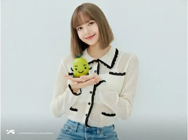 BLACKPINKのリサさん（YGエンターテインメント提供）＝（聯合ニュース）≪転載・転用禁止≫