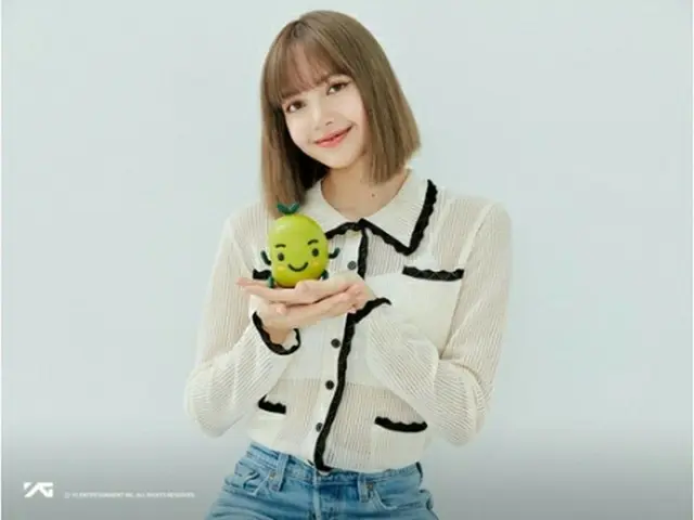 BLACKPINKのリサさん（YGエンターテインメント提供）＝（聯合ニュース）≪転載・転用禁止≫