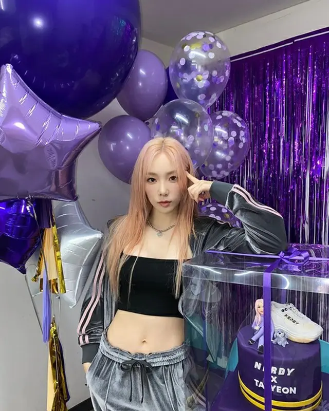自身のインスタグラムに掲載した写真（画像提供:wowkorea）