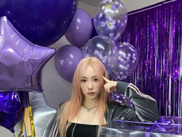 自身のインスタグラムに掲載した写真（画像提供:wowkorea）