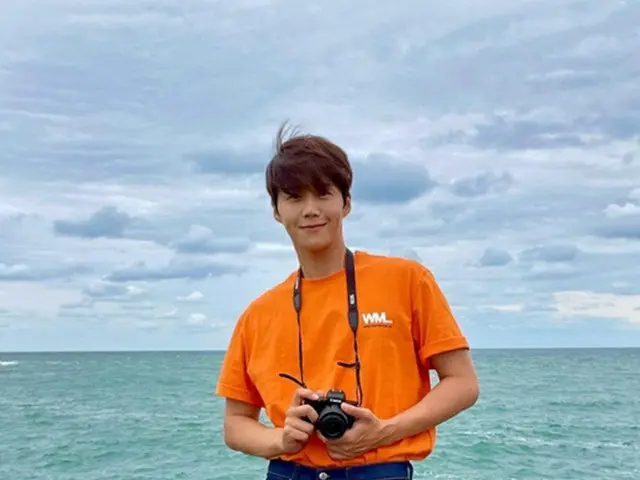 自身のインスタグラムに掲載した写真（画像提供:wowkorea）