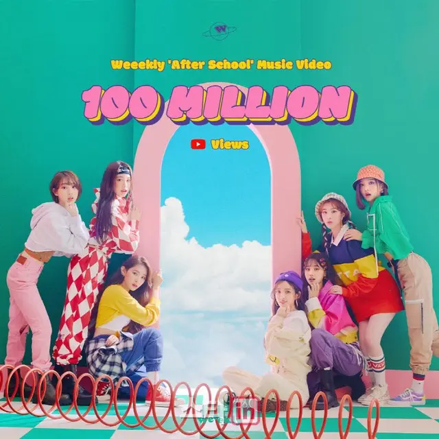 「Weeekly」デビュー後初の快挙…「After School」MV再生回数1億回（画像提供:wowkorea）
