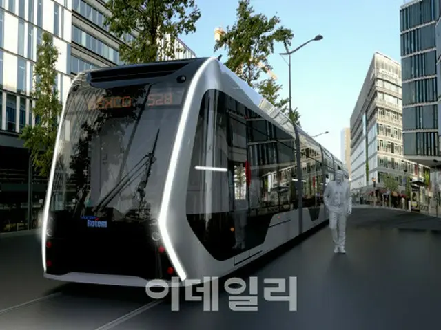 現代ロテムによる水素トラム（画像提供:wowkorea）
