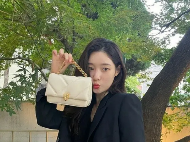 自身のインスタグラムに掲載した写真（画像提供:wowkorea）