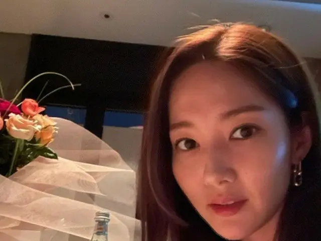自身のインスタグラムに掲載した写真（画像提供:wowkorea）