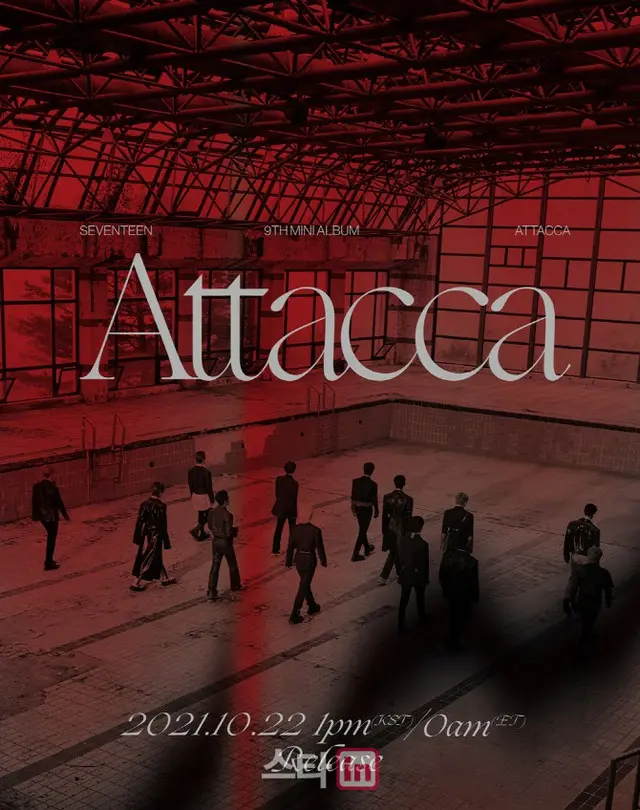 「SEVENTEEN」の9thミニアルバム「Attacca」が予約販売1日で141万枚を突破した。（画像提供:wowkorea）