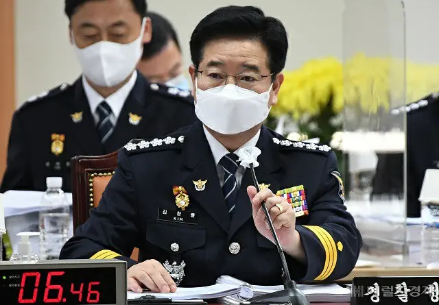 金昌龍、警察庁長官（画像提供:wowkorea）