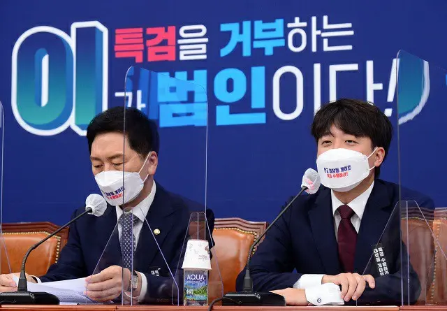 李俊錫、国民の力代表（右）（画像提供:wowkorea）
