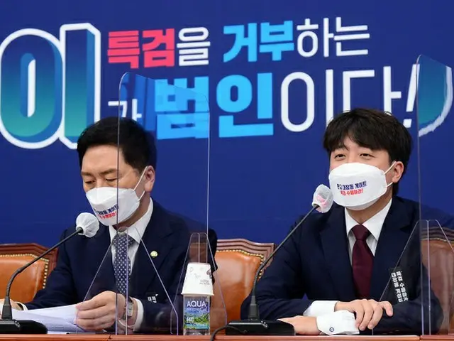 李俊錫、国民の力代表（右）（画像提供:wowkorea）