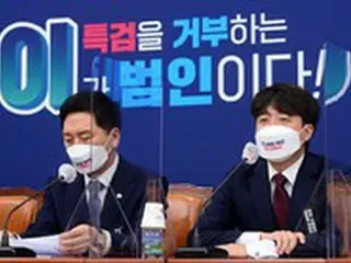 李俊錫国民の力代表、李洛淵元与党代表に「大庄洞疑惑の特検を受け入れよ」＝韓国