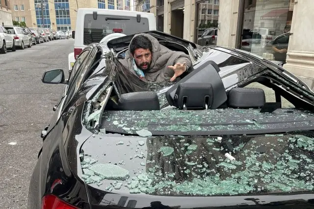 9階から墜落した米男性、BMWの上に墜落し命拾い（画像提供:wowkorea）