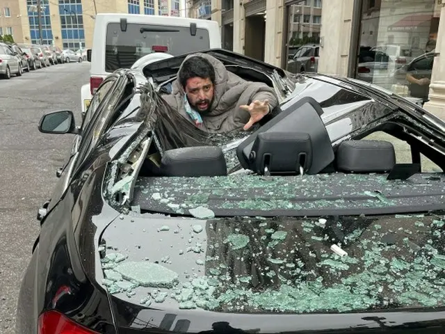 9階から墜落した米男性、BMWの上に墜落し命拾い（画像提供:wowkorea）