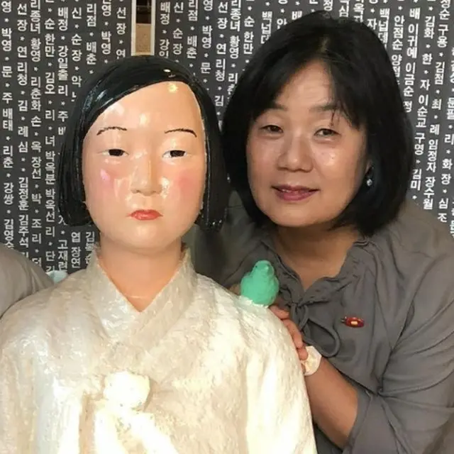 慰安婦運動で国会議員に上り詰めたユン・ミヒャン（尹美香）議員（画像提供:wowkorea）