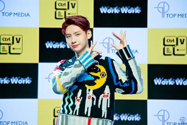 4thミニアルバム「Ctrl+V」発売記念ショーケースを開催したイ・ジンヒョク（UP10TION）（画像提供:wowkorea）