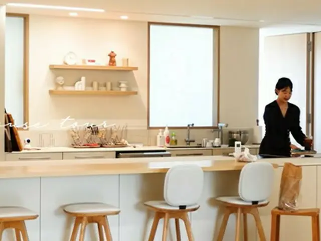 女優ハン・ジヘが新築の自宅を公開した。（画像提供:wowkorea）