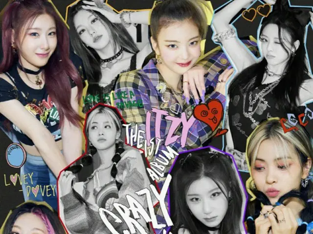 「ITZY」、1stフルアルバム「CRAZY IN LOVE」のスペシャルエディション発売決定（画像提供:wowkorea）