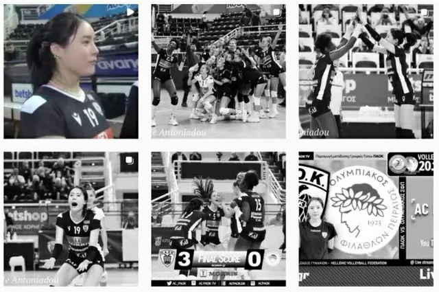 「いじめ・極秘結婚・DV」で物議…女子バレー双子姉妹イ・ダヨン、ギリシャデビュー戦勝利で“Vサイン”（画像提供:wowkorea）
