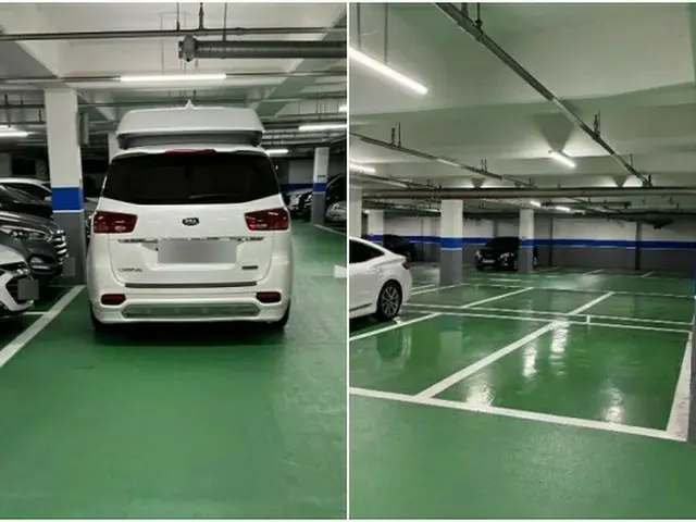 「駐車場のスペースが広々しているのに二重駐車…本当にわがまま」＝韓国（画像提供:wowkorea）