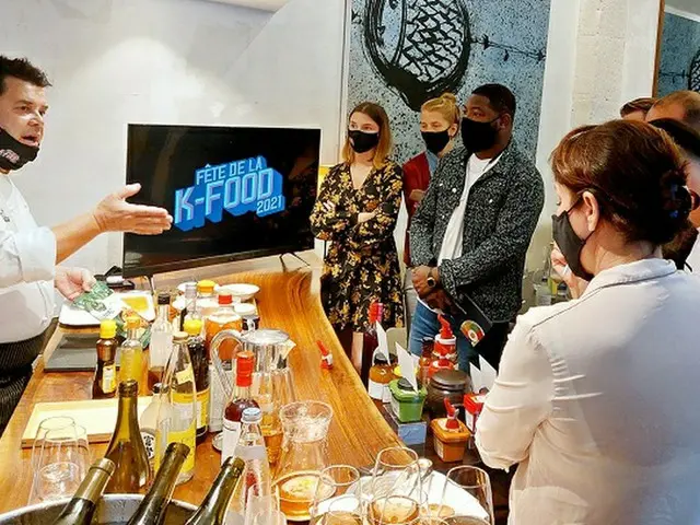 韓国の農林畜産食品省と韓国農水産食品流通公社は、フランス・パリで「Kフード商品説明会」を開催した（画像提供:wowkorea）