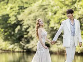 俳優イ・ジフン＆日本人妻アヤネさん、まるで童話のようなウェディング写真が話題