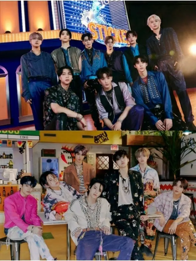 NCT　127（上）とNCT　DREAM（SMエンタテインメント提供）＝（聯合ニュース）≪転載・転用禁止≫