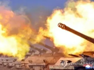 北朝鮮が砲撃競技公開　韓国政府「関連動向を注視」