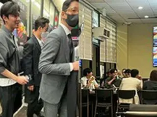 イ・ジョンジェ＆恋人イム・セリョンからカン・ドンウォン、イ・ミンホまでが一つの場所に…“LA石焼きビビンバ店で会食”