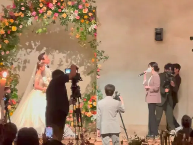 歌手兼俳優のイ・ジフンと日本人妻のミウラアヤネさんが無事に結婚式を終えた。（画像提供:wowkorea）