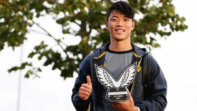 ファン・ヒチャン、ウルヴァーハンプトンサポーターズ選定「10月の選手」（画像提供:wowkorea）