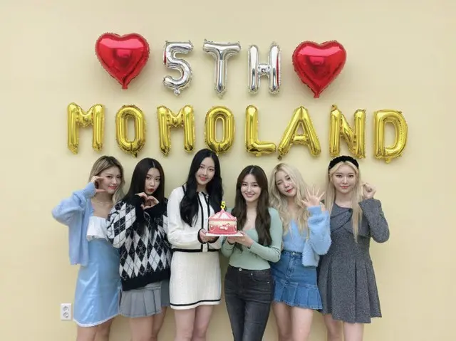 「MOMOLAND」、デビュー5周年を祝福 「ずっとずっと一緒にいよう」（画像提供:wowkorea）