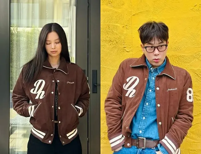 JENNIE（BLACKPINK）＆ピオ（Block B）、同じジャケットで違った着こなし（画像提供:wowkorea）