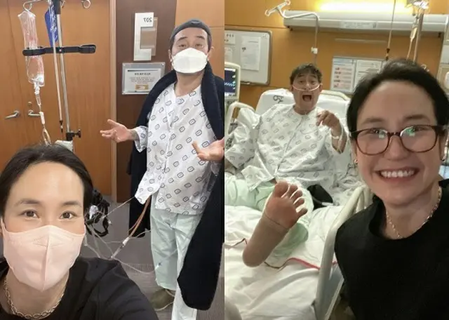 俳優チェ・ミンス＆カン・ジュウン、「応援と祈りで早く回復」共に感謝…バイク事故による手術後の明るい近況公開（画像提供:wowkorea）