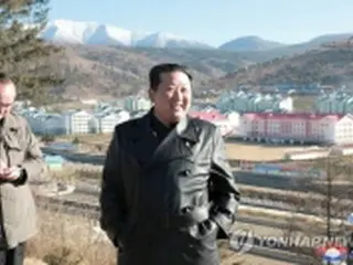金正恩氏が三池淵再開発現場を視察　約１カ月ぶり動静報道
