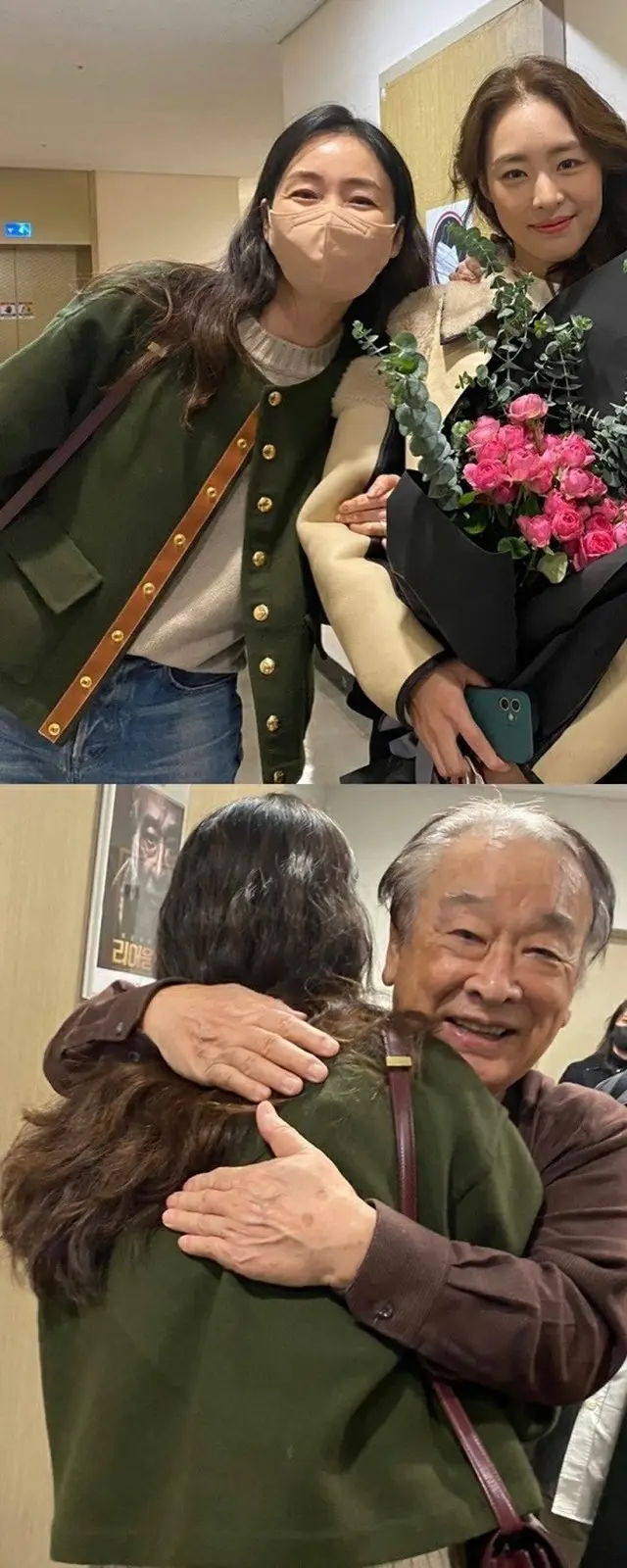 女優チェ・ジウ、イ・ヨニとツーショット＆イ・スンジェと抱擁「本当に最高でした」（画像提供:wowkorea）