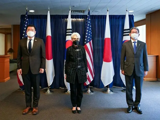 米ワシントンで17日（現地時間）「日米韓外務次官協議」が行なわれた（画像提供:wowkorea）