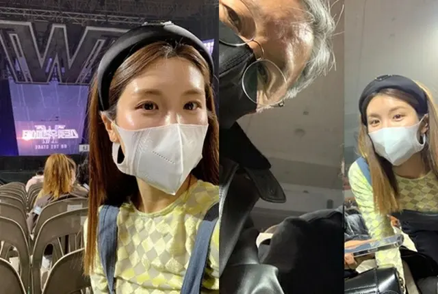 ミュージカル女優兼クリエイターのハム・ヨンジが家族デートの現場を公開した。（画像提供:wowkorea）