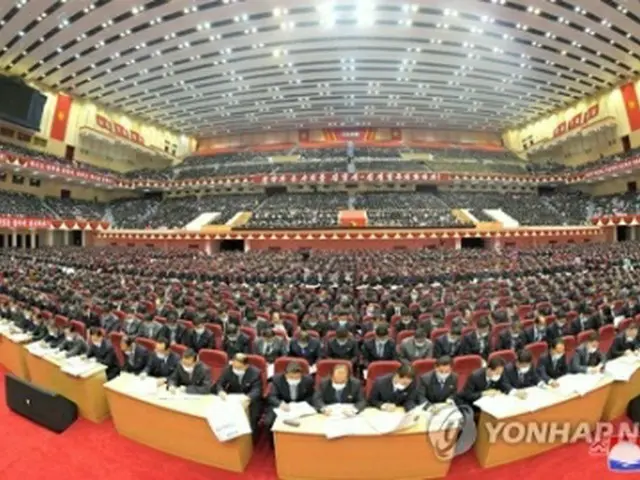 朝鮮中央通信は21日、平壌で20日に3大革命先駆者大会の集中学習が行われたと報じた=(朝鮮中央通信=聯合ニュース)≪転載・転用禁止≫