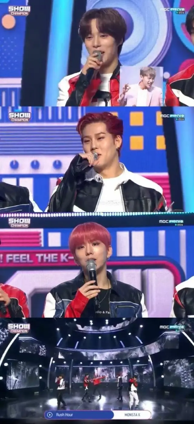 「MONSTA X」、「SHOW CHAMPION」で1位獲得…「MONBEBEにいつも会いたい」と感激のコメント＆入隊中のショヌにも言及（画像提供:wowkorea）