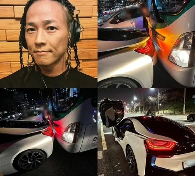 ポッピン・ヒョンジュン、2億ウォンと言われる愛車スーパーカーが接触事故…ナンバープレート破損も「クールにパス」（画像提供:wowkorea）