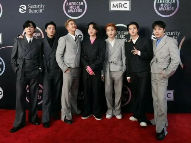 AMA大賞を受賞した「BTS」、11月の歌手ブランド評判1位（画像提供:wowkorea）