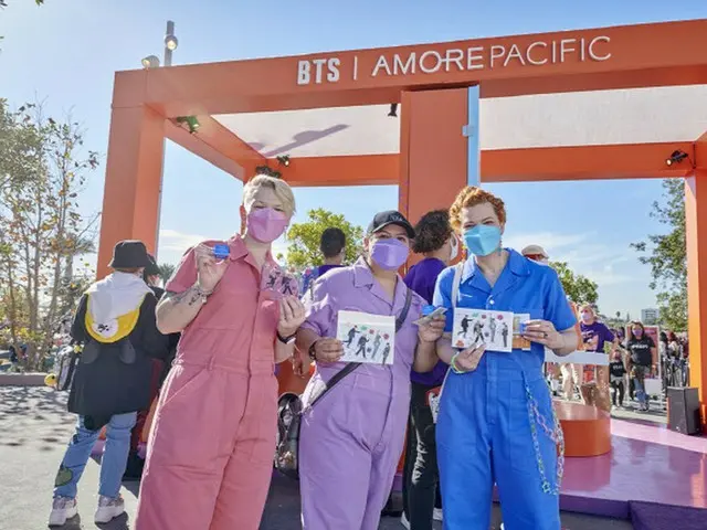 韓国の化粧品大手アモーレパシフィック、「BTS」のLAコンサートにスポンサーとして参加（画像提供:wowkorea）