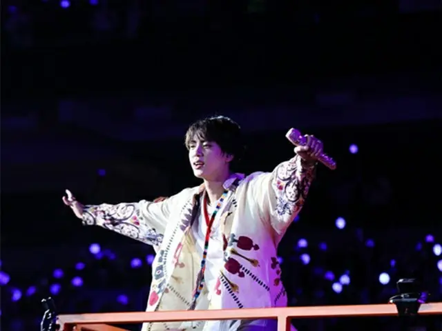 世界最高の人気ボーイズグループ、「BTS（防弾少年団）」のメンバーJINがARMY（ファン）と一緒に作る映画と言った。（画像提供:wowkorea）