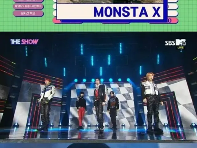 「MONSTA X」、「THE SHOW」で1位を獲得…新曲「Rush Hour」での活動終了にもトップの座を射止める（画像提供:wowkorea）