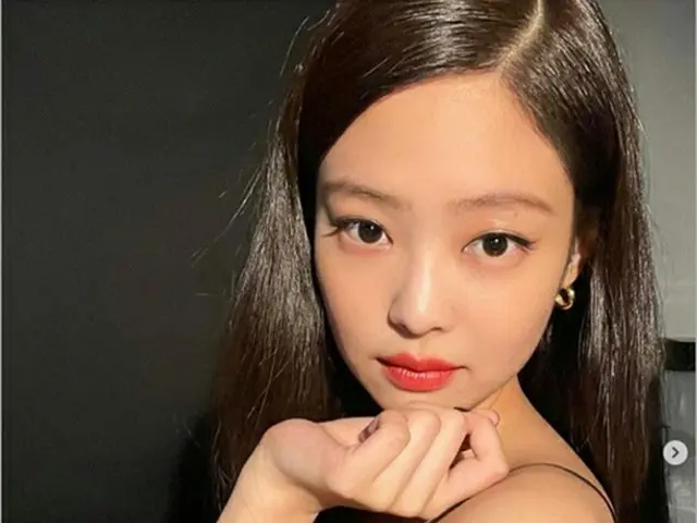 ジェニー（BLACKPINK）、美しい赤リップ“これ以上ないくらいの美貌”（画像提供:wowkorea）
