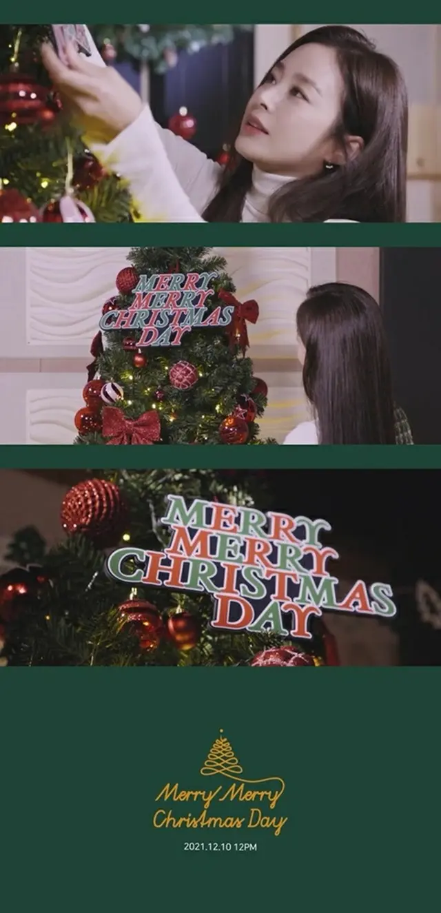 女優キム・テヒ、「メリーメリークリスマスデー」MVティーザーに登場…サンタも見惚れる美貌（画像提供:wowkorea）