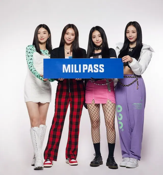 ”軍統領”「Brave Girls」軍人専用プラットホーム「MILIPASS」のモデルに（画像提供:wowkorea）