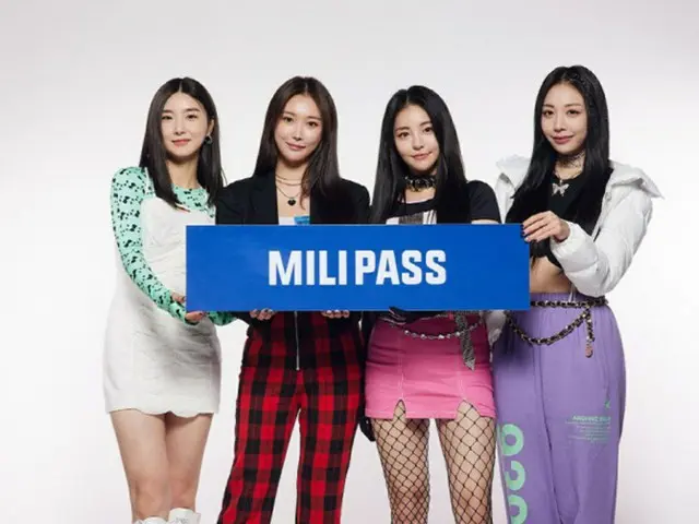 ”軍統領”「Brave Girls」軍人専用プラットホーム「MILIPASS」のモデルに（画像提供:wowkorea）