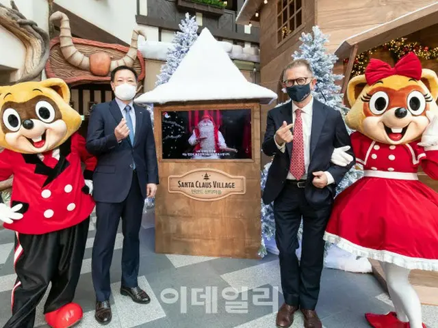 ロッテワールド、フィンランド「サンタ村フォトゾーン」設置＝韓国（画像提供:wowkorea）