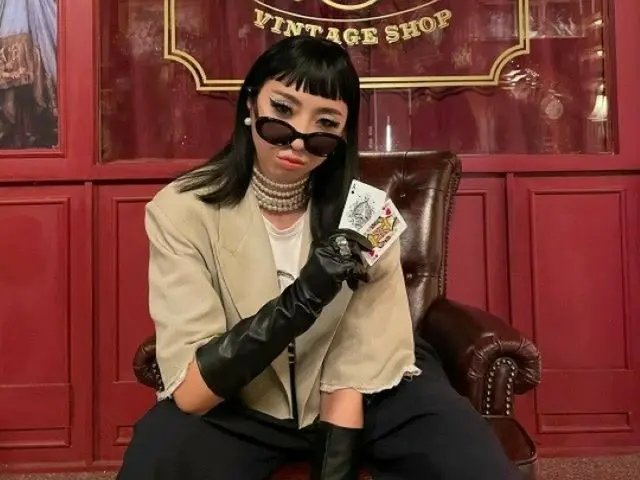 MINZY（元2NE1）、5連の真珠のネックレスを重ね付けの強烈なビジュアル…“クール＆ビューティ”のオーラ発散（画像提供:wowkorea）