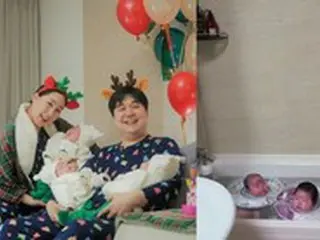 お笑い芸人ファン・シニョン、三つ子のかわいいバスタイム公開